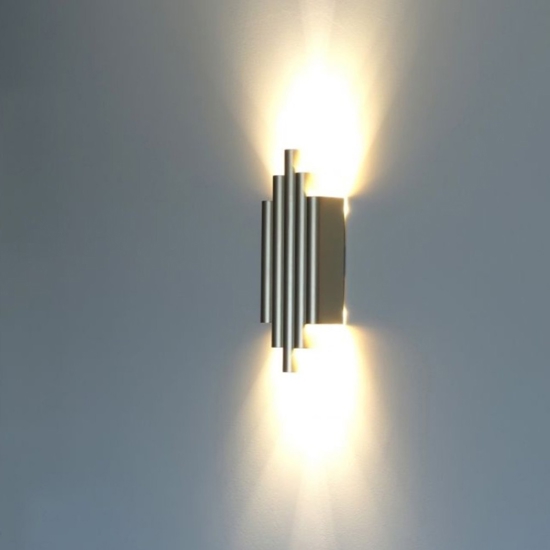 Applique led oro 21w 3000k design moderna per salotto