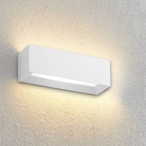 Applique di gesso hermione sforzin rettangolare bianca
