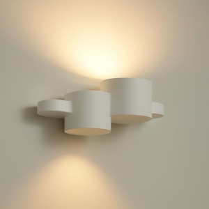 Applique di gesso bianca pitturabile chia sforzin design moderna