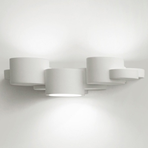 Chio sforzin applique di gesso design moderna bianca