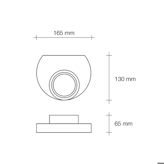 Demetra sforzin applique di gesso bianco moderno  design