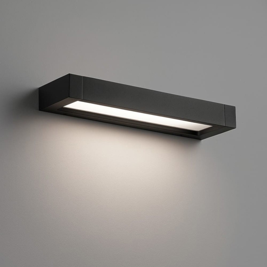 Applique led nero 23w 3000k 4000k 6000k moderna perenz sway