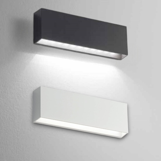 Isyluce applique per esterni 3000k moderna cover antracite bianco