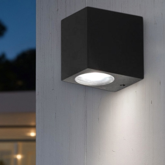Applique da esterno isyluce cubotto antracite