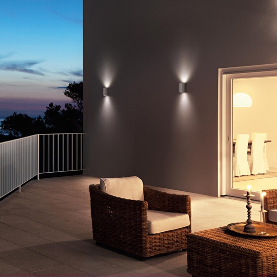 Isyluce applique per esterno moderno bianco