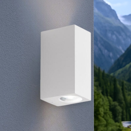 Isyluce applique per esterno moderno bianco