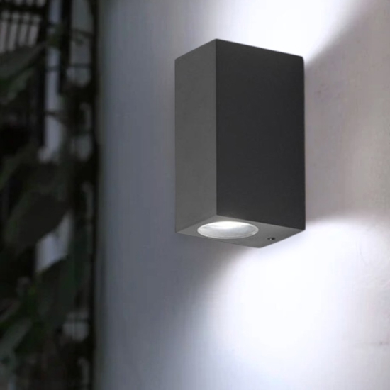 Isyluce applique per esterno antracite biemissione