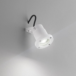 Applique da esterno orientabile bianco e-sea isyluce anti corrosione