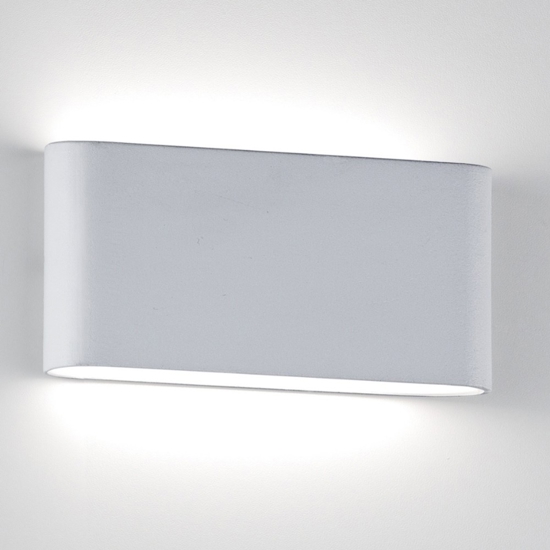 Isyluce applique da esterno bianco led 20w 4000k moderna
