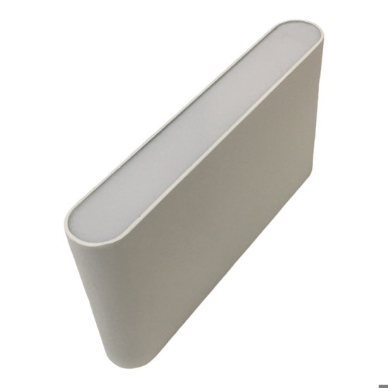 Isyluce applique da esterno bianco led 20w 4000k moderna