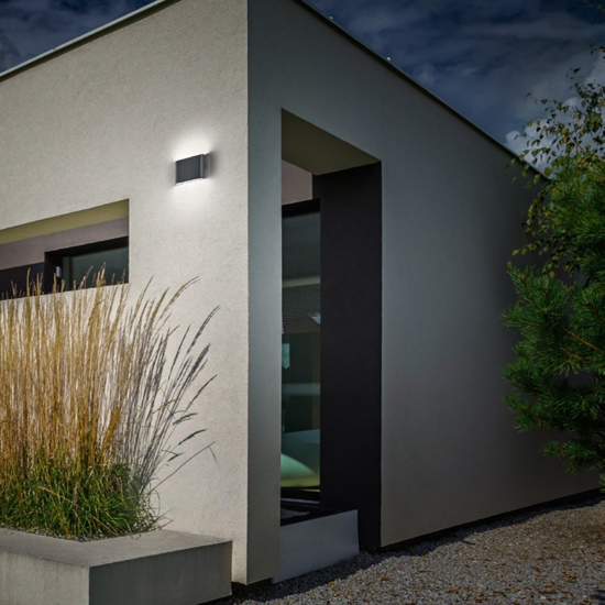 Isyluce applique da esterno bianco led 20w 4000k moderna