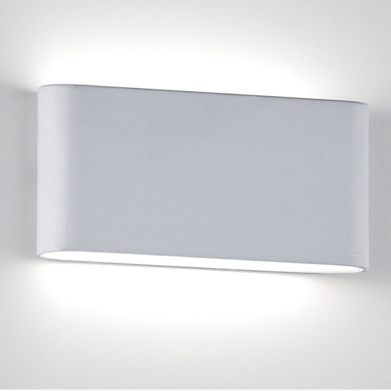 Isyluce applique da esterno bianco led 20w 3000k moderna fp