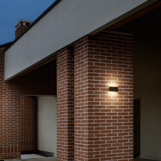 Isyluce applique per esterni antracite 12w 3000k fp