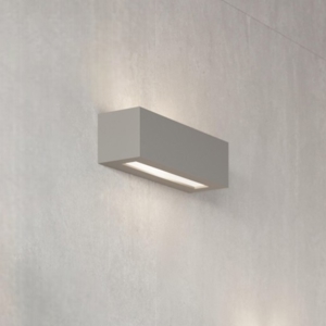 Applique di gesso grigio rettangolare 
