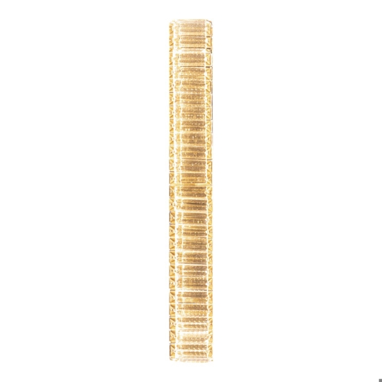 Applique led 3500k oro cristalli trasparenti