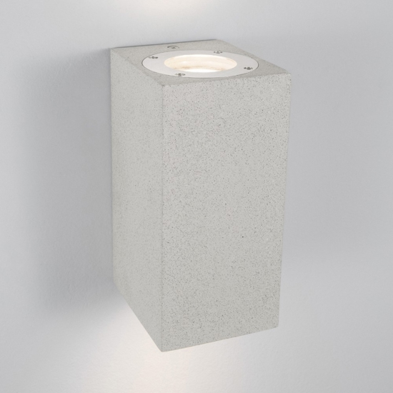 Applique quadrato di cemento bianco ip65 per esterno