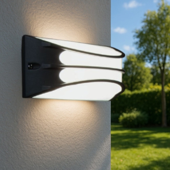 Applique per esterni moderni antracite 10w 4000k