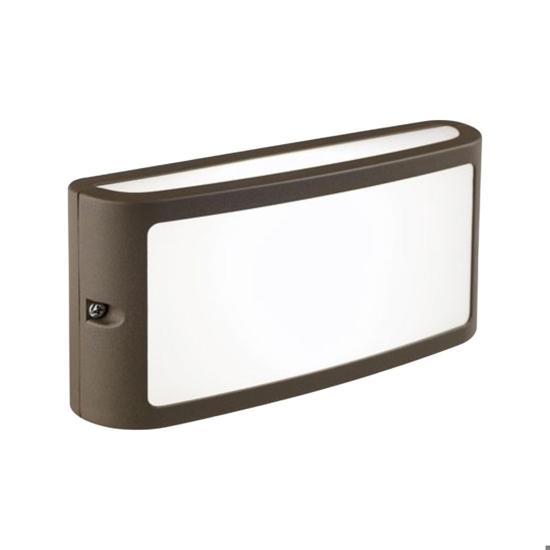 Applique da esterni marrone led 10w 4000k