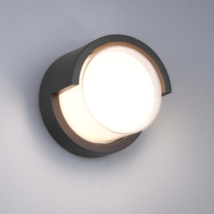 Applique per esterno nero 8w 3000k moderna
