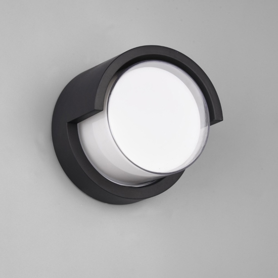 Applique per esterno nero 8w 3000k moderna