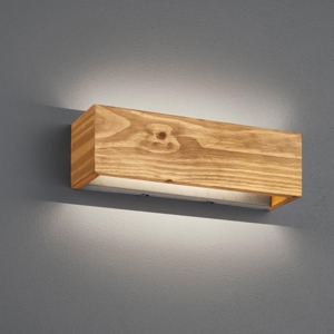 Applique di legno rettangolare led dimmerabile 13,5w 3000k