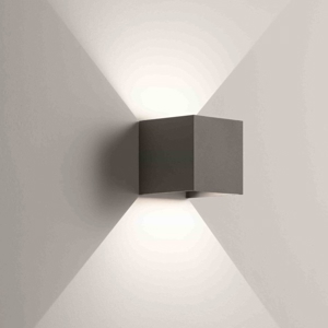 Isyluce applique da esterno cubo 16w 4000k antracite