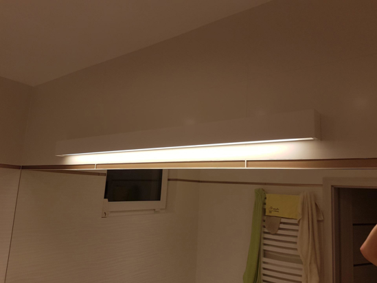 Applique bianco 92cm rettangolare led 16w 3000k