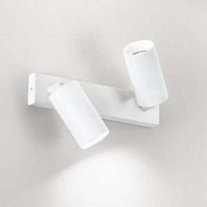 Applique da parete isyluce con faretti orientabili bianco