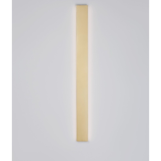 Applique rettangolare 90cm oro led 36w 3000k moderna