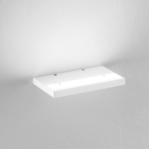 Applique moderna isyluce plate bianco led 12w 3000k 4000k