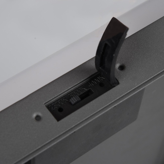Applique da esterno moderna quadrata antracite led 10w cct
