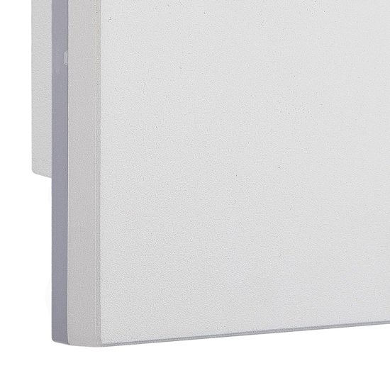 Applique da esterno quadrato bianco led 9,6w 3000k