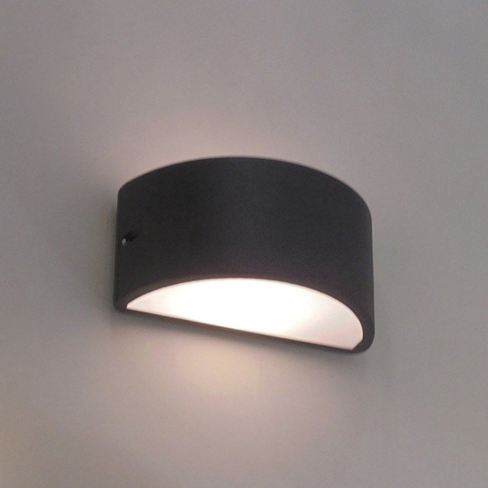 Rex-2 ap1 applique da esterno antracite ideal lux