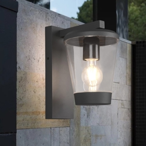 Applique per esterno antracite design lanterna