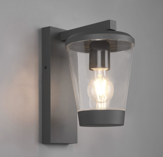Applique per esterno antracite design lanterna