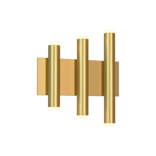 Applique oro led 36w 3000k design moderna da parete