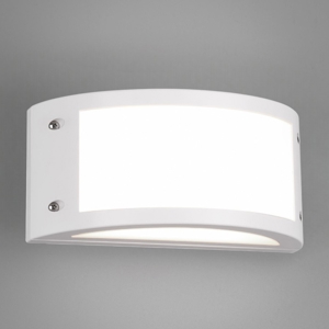 Applique da esterno led smd 12w 3000k ip54 moderna bianca