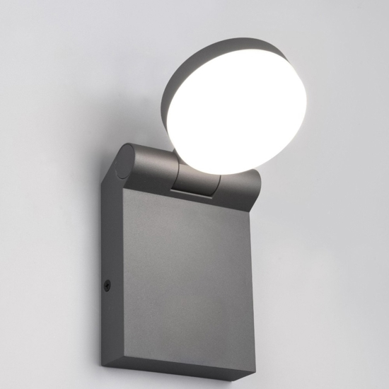 Applique antracite da esterno orientabile led 7w 2300k 3000k 4000k