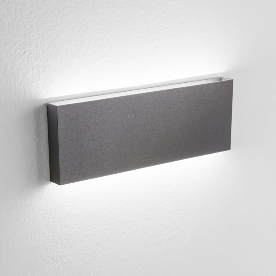 Applique da esterno rettangolare led 30w 3000k 4000k wally affralux