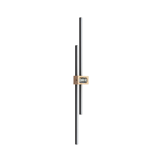 Applique di legno design bacchette moderna led 24w 3000k