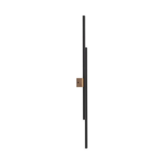 Applique di legno design bacchette moderna led 24w 3000k