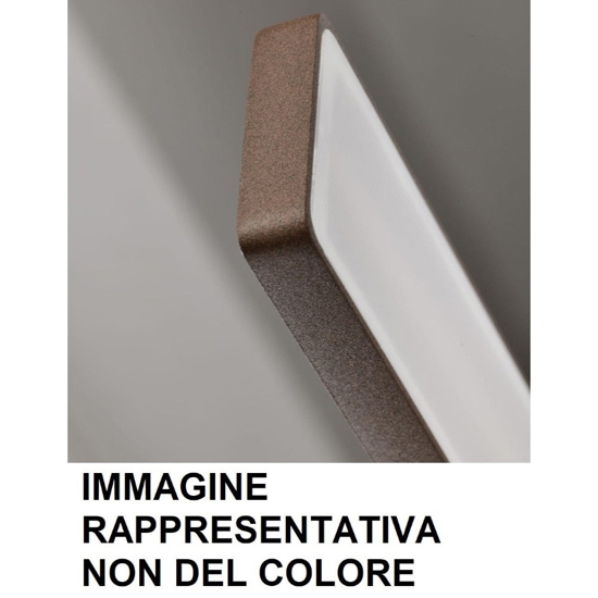 Applique per esterno moderno antracite rettangolare 24w 3000k