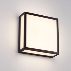 Applique per esterno da parete soffitto quadrata 16w 3000k