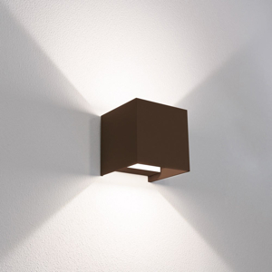 Life applique per esterni cubo marrone 20w 3000k 4000k 5000k
