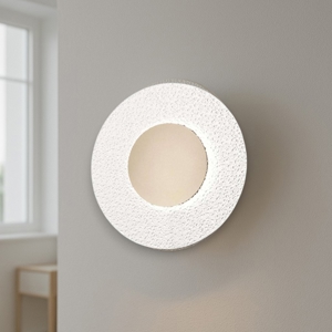 Applique ondaluce ap candy vetro trasparente led design tondo moderno