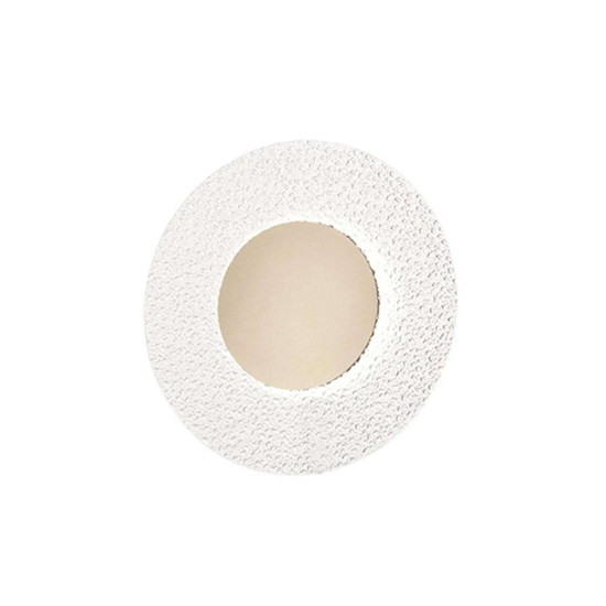 Applique ondaluce ap candy vetro trasparente led design tondo moderno