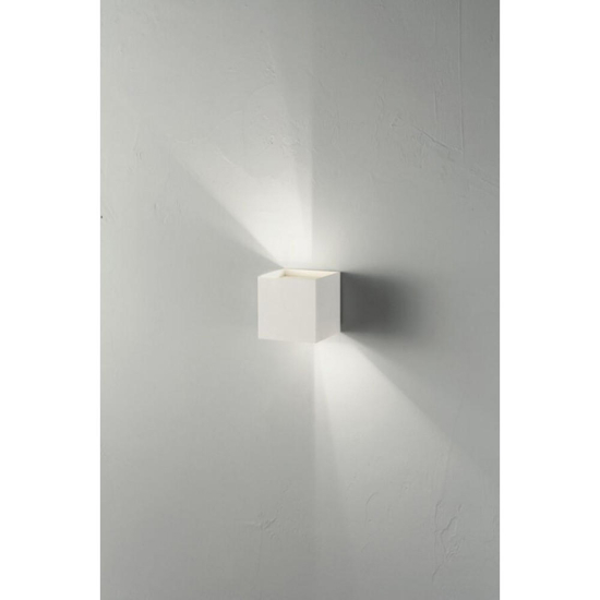 Ap cube ondaluce applique led da esterno bianca