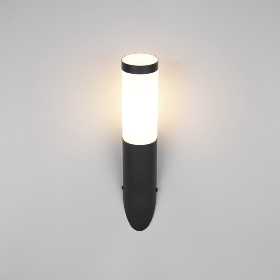 Applique per esterno ip44 h39 cm nera opaca