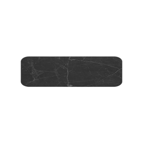 Linea light gemini w1 applique ledq 3000k marmo nero 39cm
