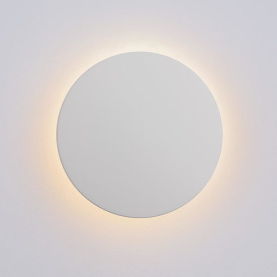 Applique da esterno disco led 7w 3000k bianco